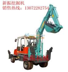 小型液壓輪式農(nóng)用挖掘機(jī)廠家